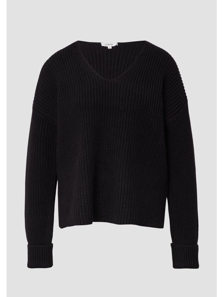 s.Oliver Вязаный свитер цвета 9999_черный
s.Oliver Вязаный свитер цвета 9999_черный