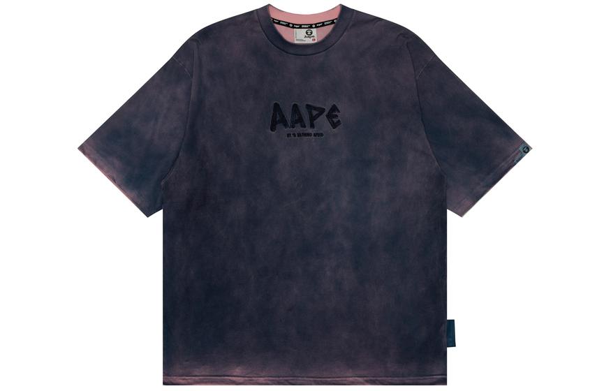 Футболка из хлопка с вышитым логотипом Aape, чернильно-синяя
Футболка из хлопка с вышитым логотипом Aape, чернильно-синяя