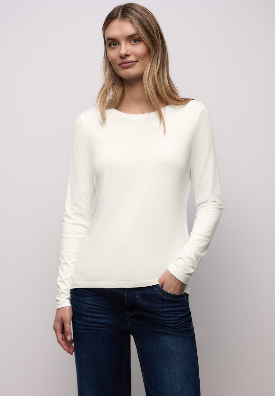 Топ Street One Long sleeved top, Weiß/Off-White
Топ Street One Long sleeved top, Weiß/Off-White