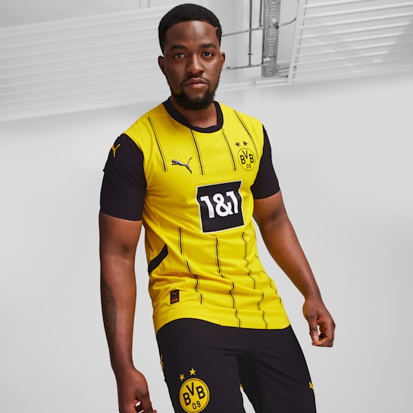 Мужская футбольная майка Borussia Dortmund 24/25 Home Authentic Puma, желтый
Мужская футбольная майка Borussia Dortmund 24/25 Home Authentic Puma, желтый