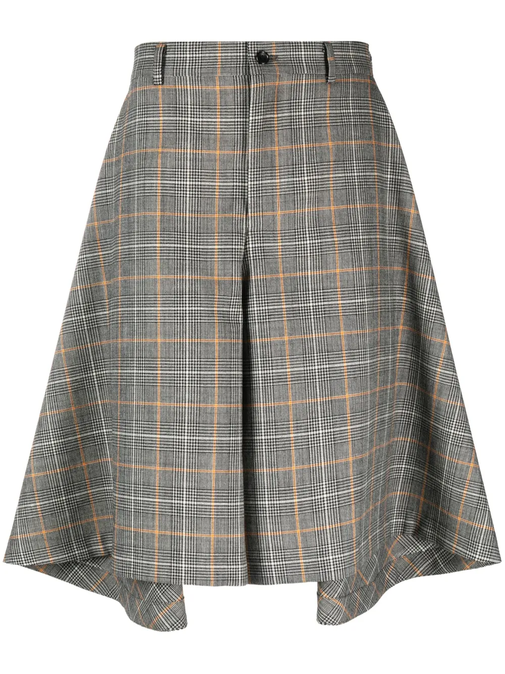 Клетчатые шорты асимметричного кроя со складками Comme des Garçons Homme Plus, черный
Клетчатые шорты асимметричного кроя со складками Comme des Garçons Homme Plus, черный