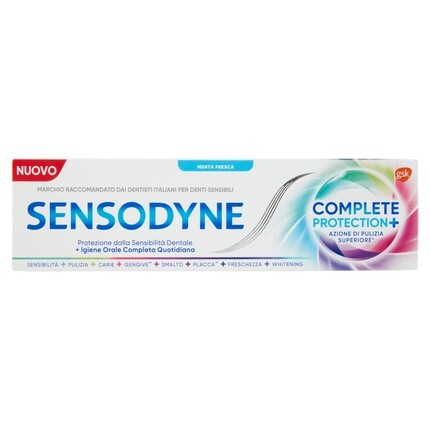 Зубная паста Sensodyne Complete Protection+ для чувствительных зубов 75 мл
Зубная паста Sensodyne Complete Protection+ для чувствительных зубов 75 мл