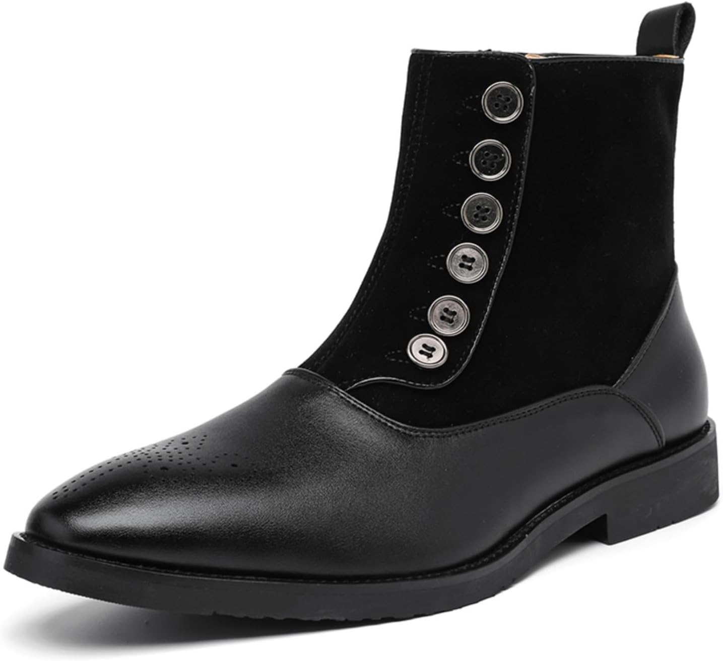 Мужские ботинки челси из замши и кожи с пуговицами и боковой молнией, двухцветные ботильоны-броги, идеально подходящие для свадебного наряда, делового стиля, выпускного вечера и смокинга Lshwcift, черный
Мужские ботинки челси из замши и кожи с пуговицами и боковой молнией, двухцветные ботильоны-броги, идеально подходящие для свадебного наряда, делового стиля, выпускного вечера и смокинга Lshwcift, черный