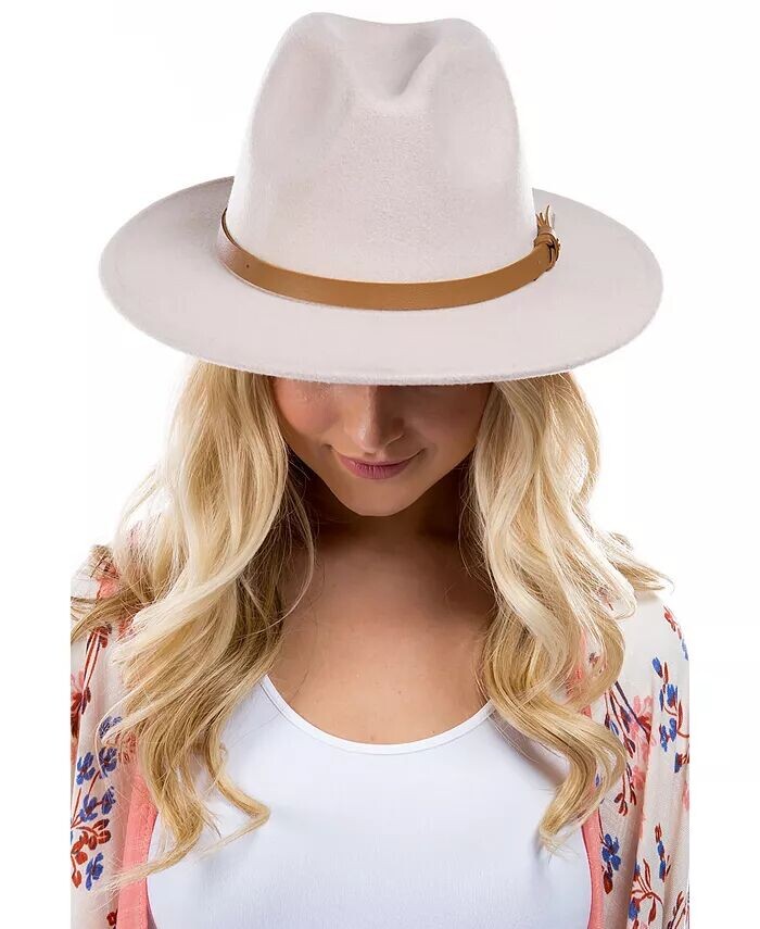 Женская фетровая шляпа из искусственной кожи с узлом и лентой из смесовой шерсти Marcus Adler, бежевый
Женская фетровая шляпа из искусственной кожи с узлом и лентой из смесовой шерсти Marcus Adler, бежевый