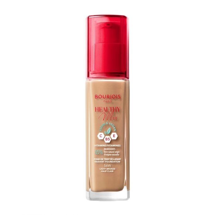 Тональная основа Healthy Mix Clean Foundation Base de Maquillaje Bourjois, 056 Light Bronze
Тональная основа Healthy Mix Clean Foundation Base de Maquillaje Bourjois, 056 Light Bronze