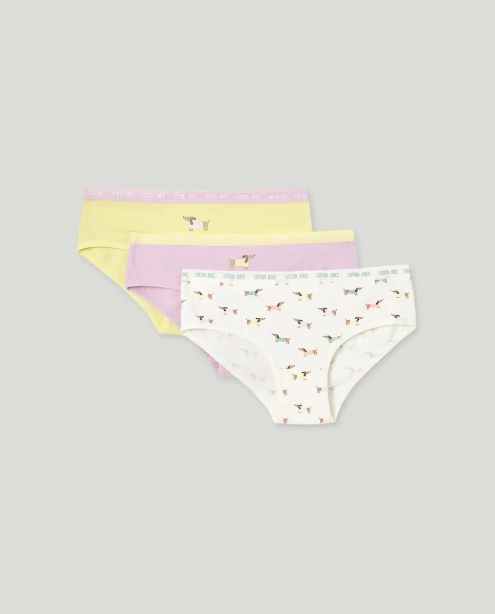 Набор из 3 трусиков на бедра с фантазийным принтом Cotton Juice, мультиколор
Набор из 3 трусиков на бедра с фантазийным принтом Cotton Juice, мультиколор