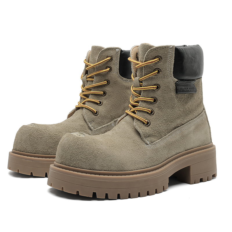 KUNGFUDEER Короткие мартинсы мужские бежевые, цвет Beige 
KUNGFUDEER Короткие мартинсы мужские бежевые, цвет Beige