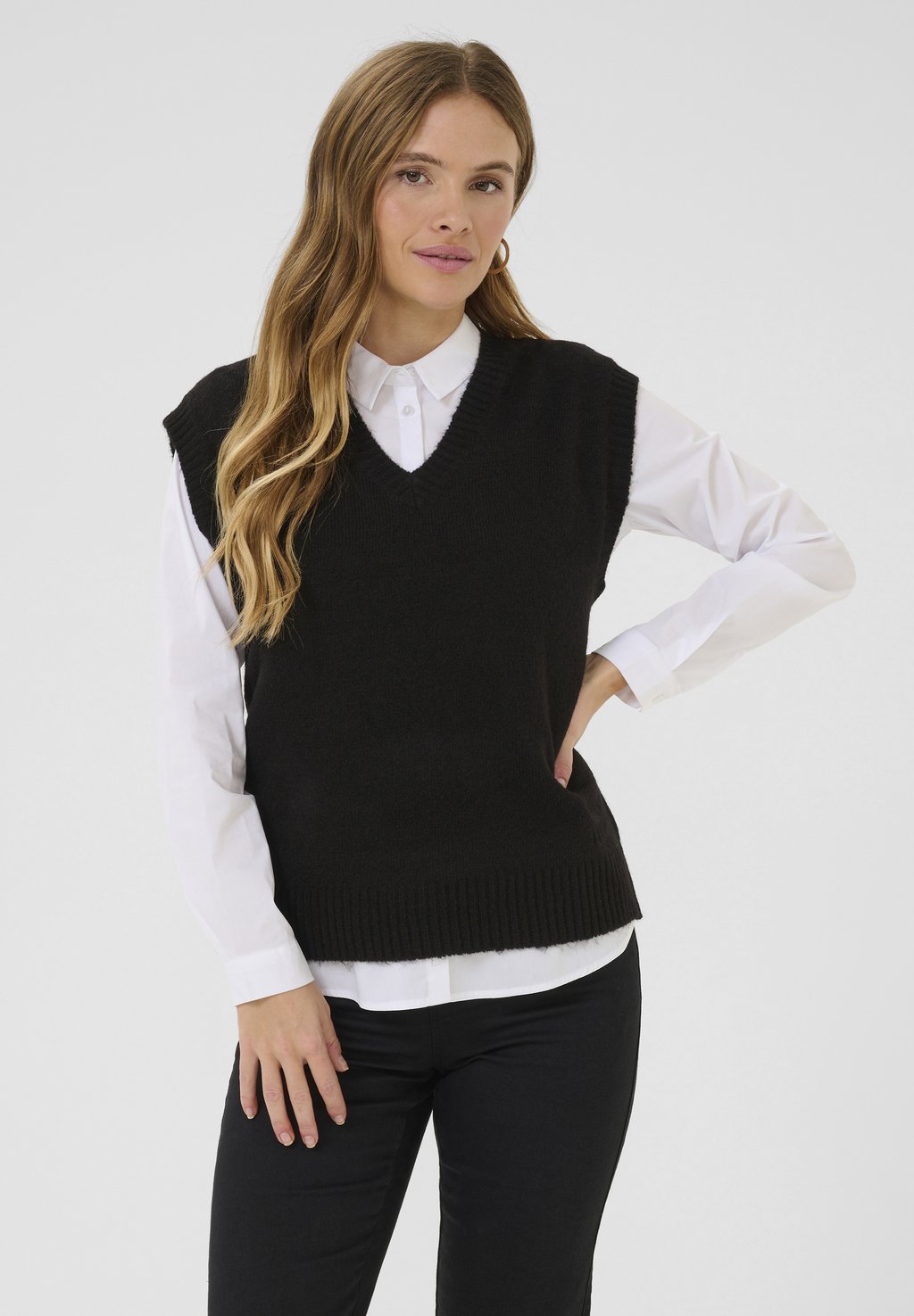 Базовая футболка Kaffe, черный
Базовая футболка Kaffe, черный