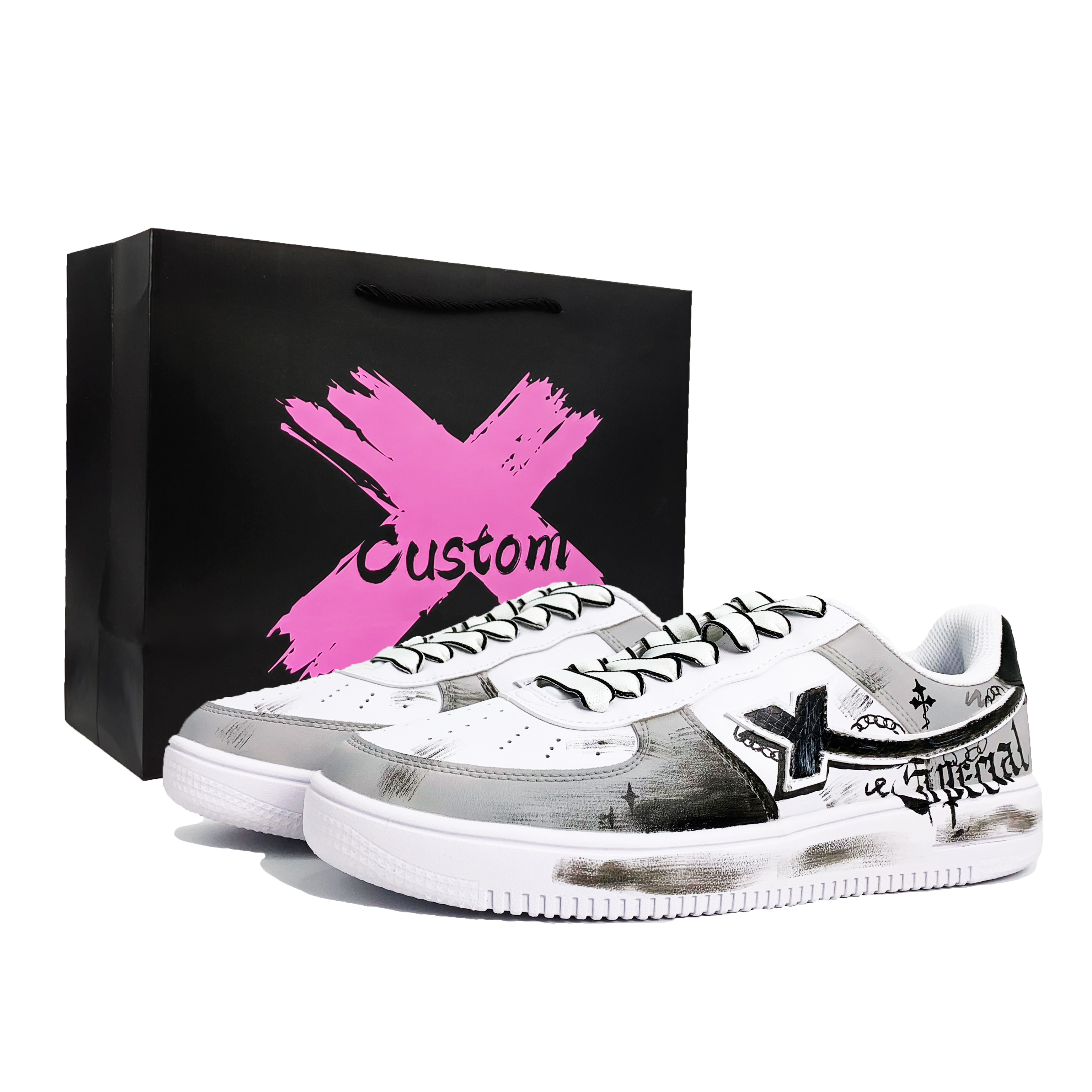 XTEP Кроссовки Air Force One с низким верхом, противоскользящие, износостойкие, для скейтбординга, мужские, белые, серые, черные
XTEP Кроссовки Air Force One с низким верхом, противоскользящие, износостойкие, для скейтбординга, мужские, белые, серые, черные