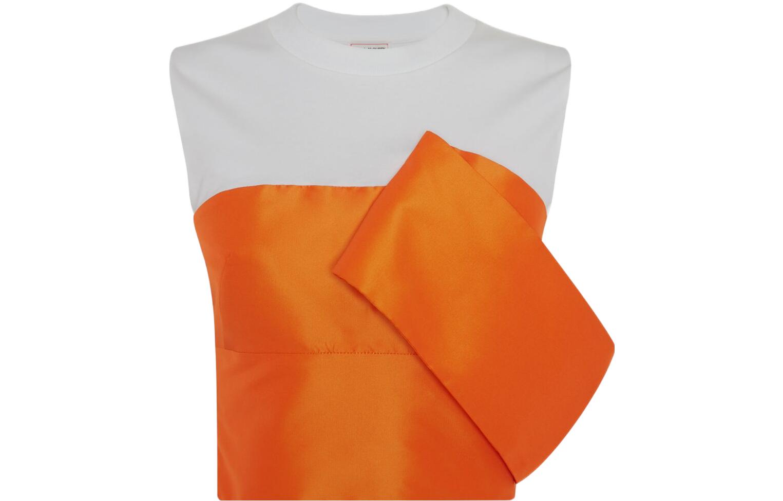 Кроп-топ женский бело-оранжевый Alexander McQueen
Кроп-топ женский бело-оранжевый Alexander McQueen