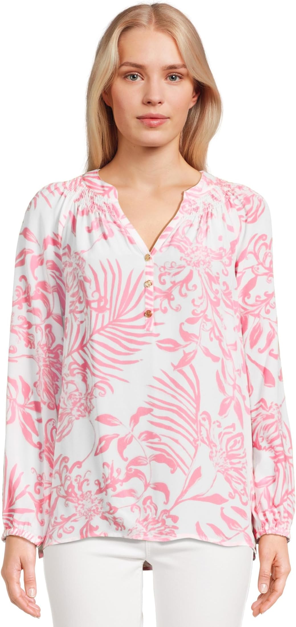 Топ Lilly Pulitzer Elsa Top, Rousseau Pink Glisten In The SunSee Less
Топ Lilly Pulitzer Elsa Top, Rousseau Pink Glisten In The SunSee Less