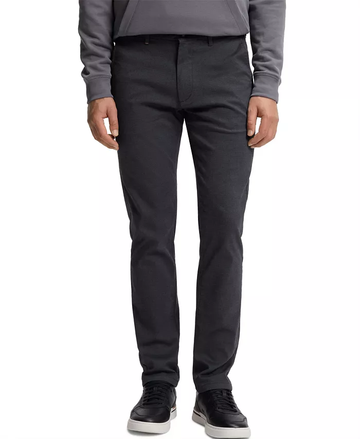 Мужские узорчатые эластичные брюки Slim-Fit Hugo Boss, синий
Мужские узорчатые эластичные брюки Slim-Fit Hugo Boss, синий