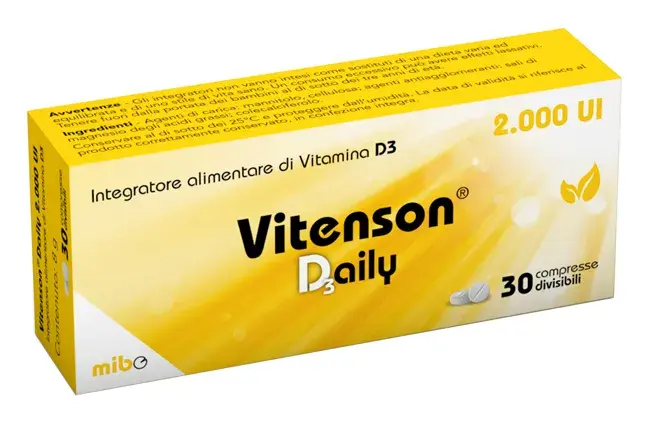 Vitenson Daily D3 2000Ui 30Cpr
Vitenson Daily D3 2000Ui 30Cpr