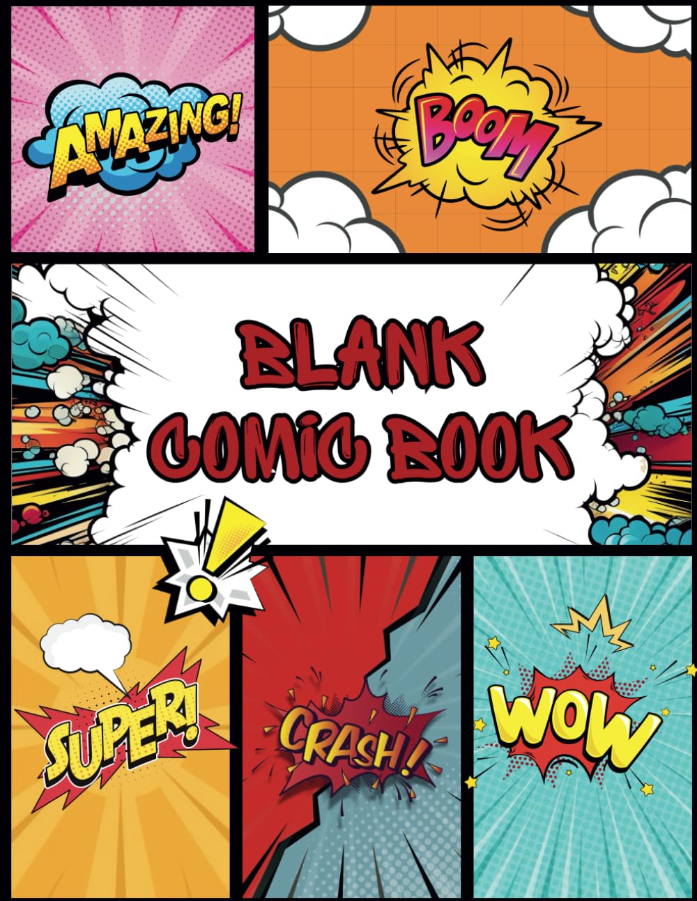 Blank Comic Book for Creative Storytelling: Fun Panel Layouts for All Ages (Independently published)
Blank Comic Book for Creative Storytelling: Fun Panel Layouts for All Ages (Independently published)