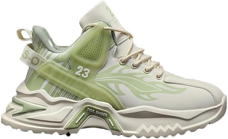 Мужские кроссовки с толстой подошвой - для бега и активного отдыха - низкие кроссовки из ПУ с резиновой подошвой, шнуровка, круглый носок для спортзала и повседневной носки - удобная спортивная обувь Clolinde, зеленый
Мужские кроссовки с толстой подошвой - для бега и активного отдыха - низкие кроссовки из ПУ с резиновой подошвой, шнуровка, круглый носок для спортзала и повседневной носки - удобная спортивная обувь Clolinde, зеленый