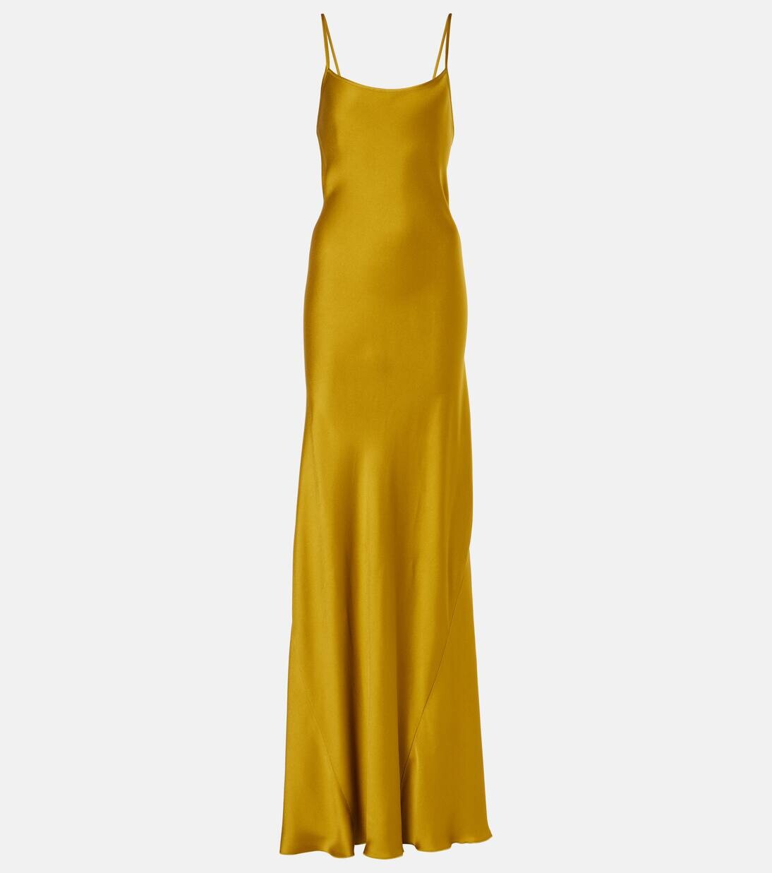 Платье-комбинация из атласа Victoria Beckham, цвет harvest gold
Платье-комбинация из атласа Victoria Beckham, цвет harvest gold