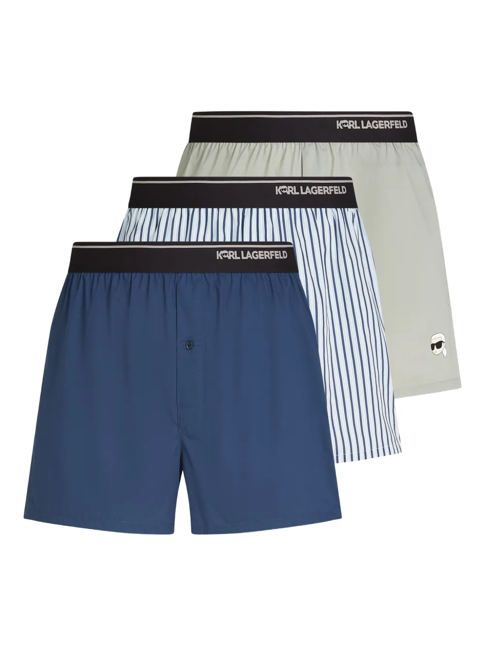 Комплект боксеров Ikon KARL LAGERFELD, синий
Комплект боксеров Ikon KARL LAGERFELD, синий