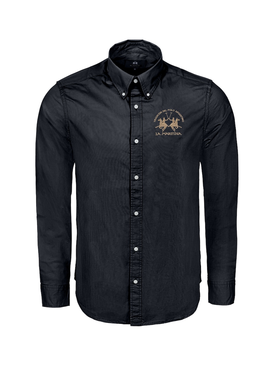 Рубашка на пуговицах классического кроя La Martina, темно-синий
Рубашка на пуговицах классического кроя La Martina, темно-синий