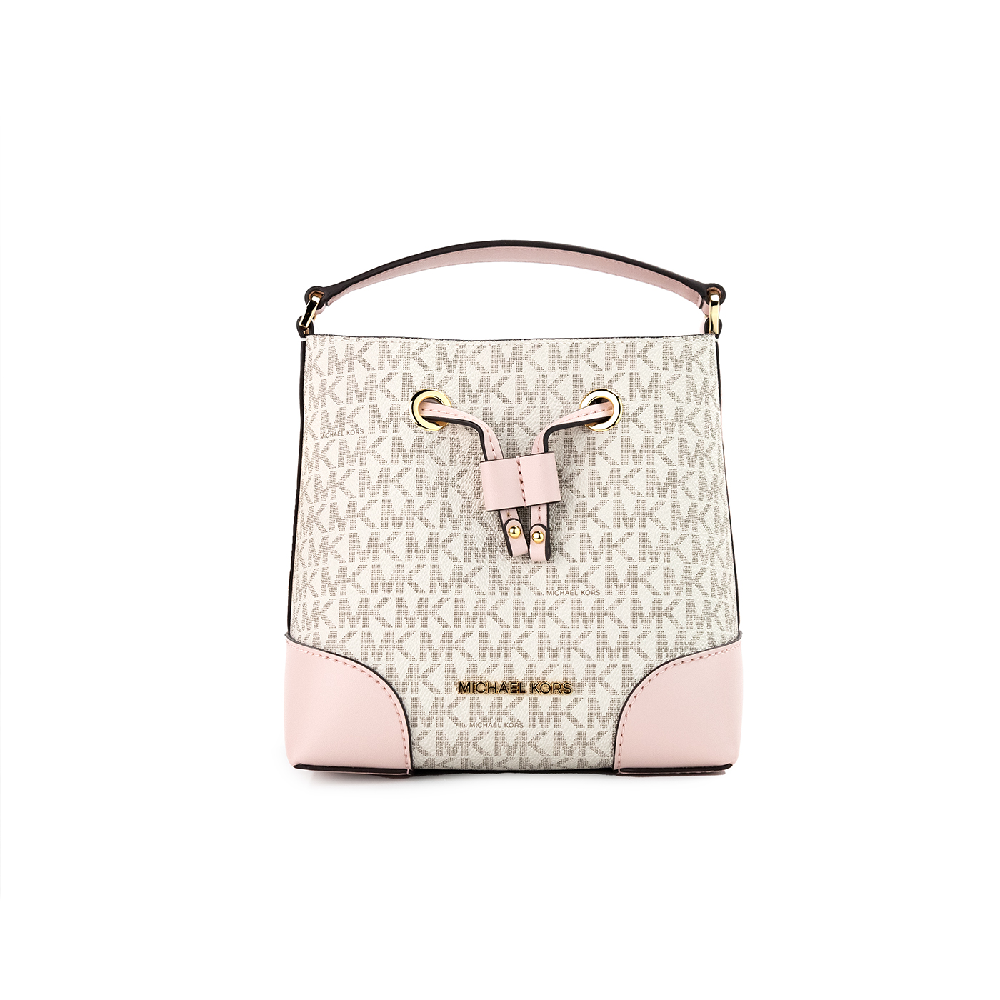 Сумка-ведро Mercer Small Powder Blush Multi из ПВХ с ручкой-кроссбоди Michael Kors
Сумка-ведро Mercer Small Powder Blush Multi из ПВХ с ручкой-кроссбоди Michael Kors