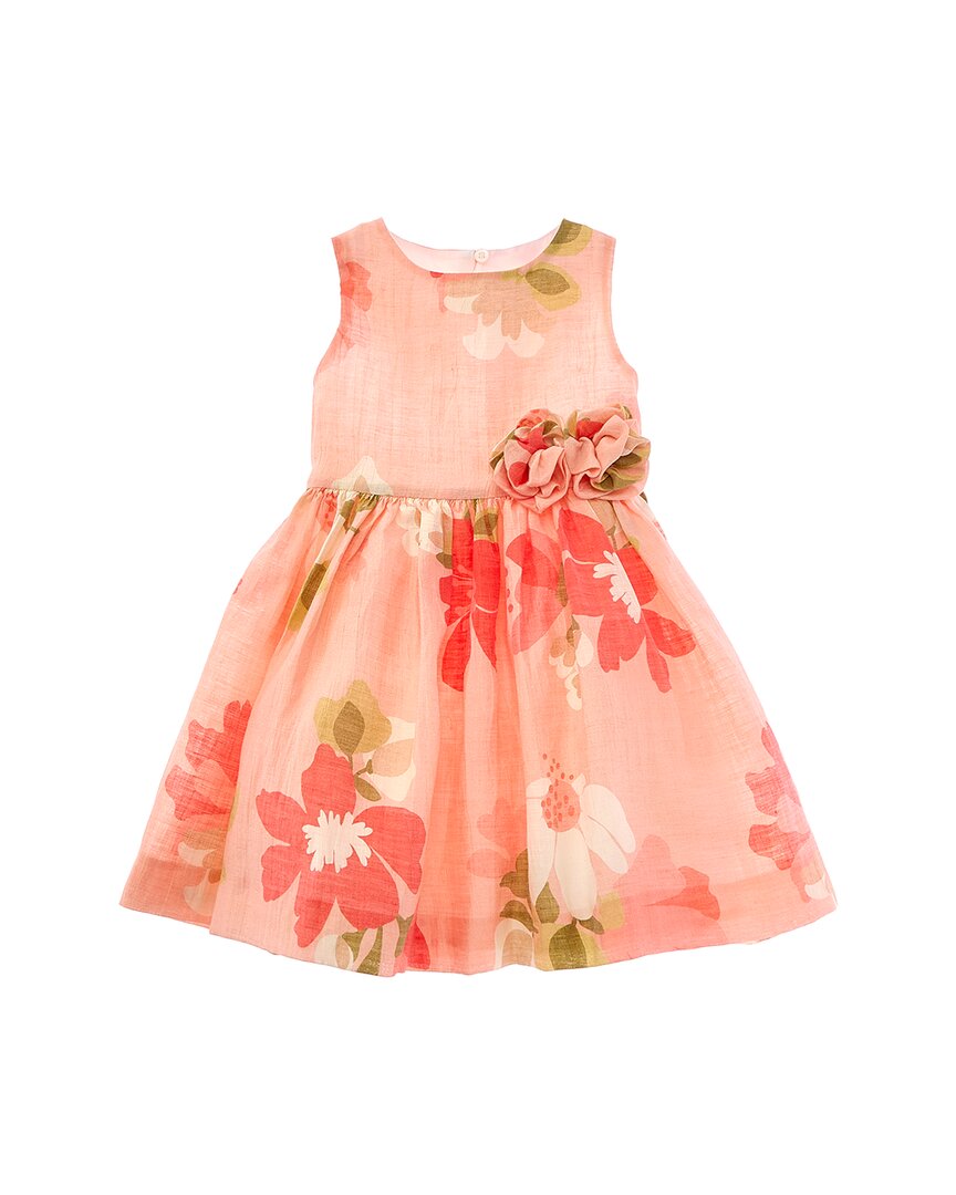 Mayoral Летнее платье с цветочным принтом, розовый 
Mayoral Летнее платье с цветочным принтом, розовый