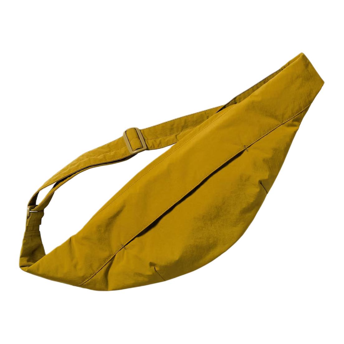 Нейлоновая слинг-сумка унисекс горчично-желтая UNIQLO
Нейлоновая слинг-сумка унисекс горчично-желтая UNIQLO