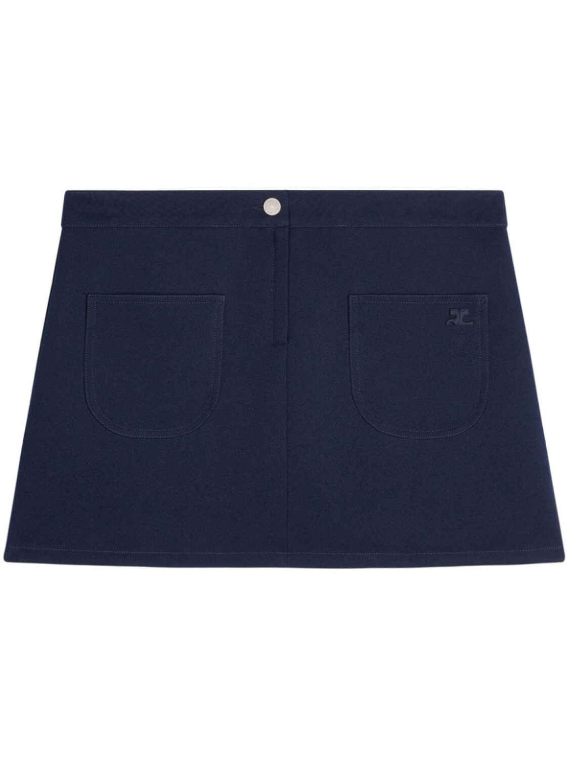 Courrèges юбка мини с логотипом, синий
Courrèges юбка мини с логотипом, синий