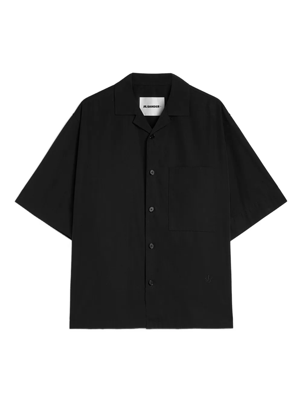 Поплиновая рубашка с накладным карманом JIL SANDER, черный
Поплиновая рубашка с накладным карманом JIL SANDER, черный