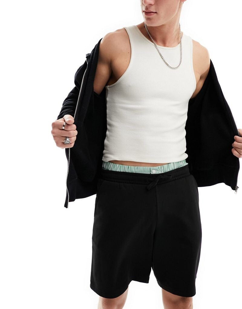 Черные шорты из джерси New Look
Черные шорты из джерси New Look