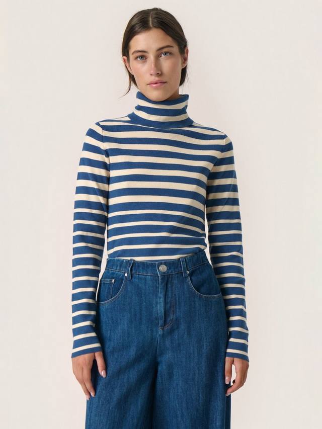 Джемпер с круглым вырезом в полоску с шипами Soaked In Luxury, синий/белый
Джемпер с круглым вырезом в полоску с шипами Soaked In Luxury, синий/белый