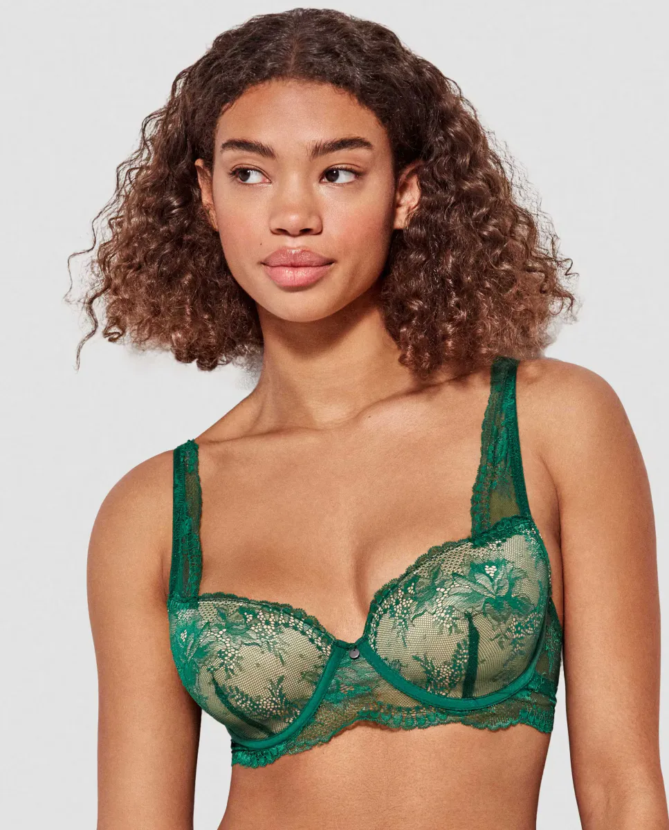 Вместимость бюстгальтера для чашек C, D и E Gisela, зеленый
Вместимость бюстгальтера для чашек C, D и E Gisela, зеленый