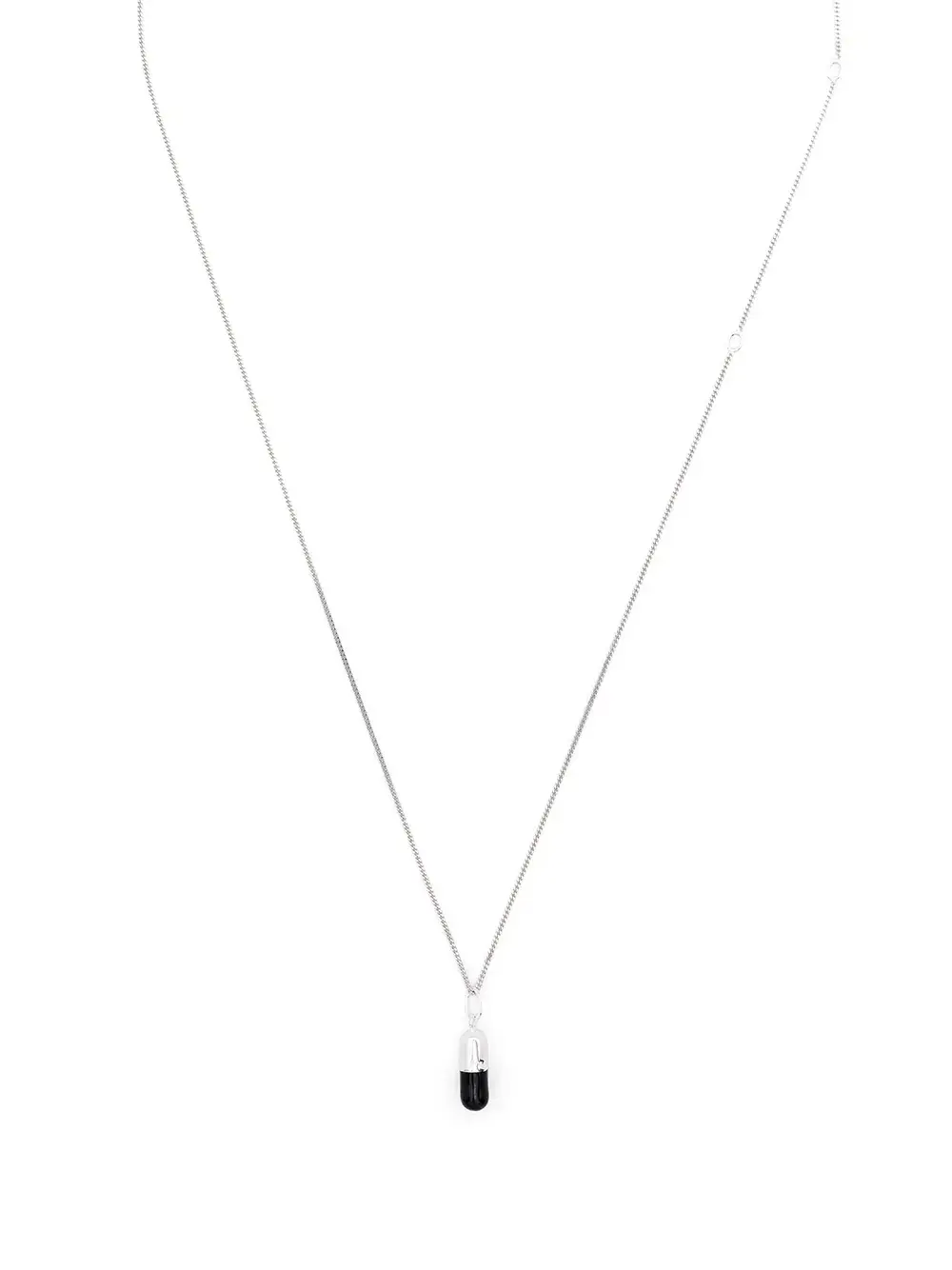 Колье с подвеской в виде пилюли True Rocks, серебряный
Колье с подвеской в виде пилюли True Rocks, серебряный