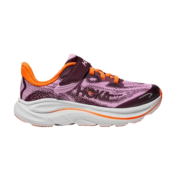 Кроссовки HOKA Clifton 10 Little Kids, Flower Nectar Cosmic Grey
Кроссовки HOKA Clifton 10 Little Kids, Flower Nectar Cosmic Grey