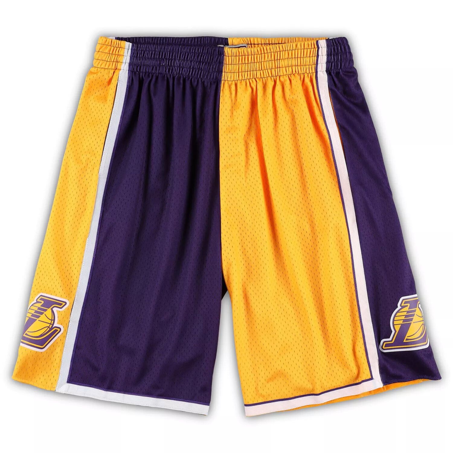 Мужские шорты Mitchell & Ness золотого/фиолетового цвета Los Angeles Lakers Big & Tall из твердой древесины с разрезом и классическими шортами Swingman
Мужские шорты Mitchell & Ness золотого/фиолетового цвета Los Angeles Lakers Big & Tall из твердой древесины с разрезом и классическими шортами Swingman