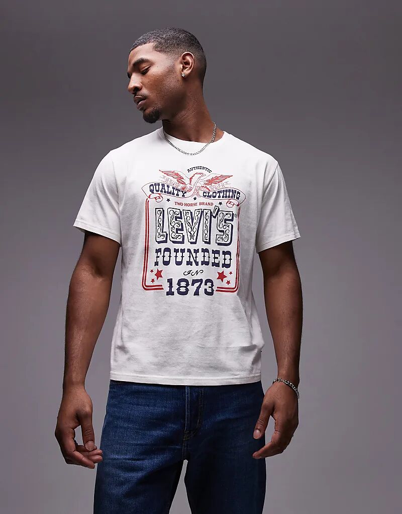 Футболка свободного кроя с архивным логотипом Levi's, цвет «кремовый».
Футболка свободного кроя с архивным логотипом Levi's, цвет «кремовый».