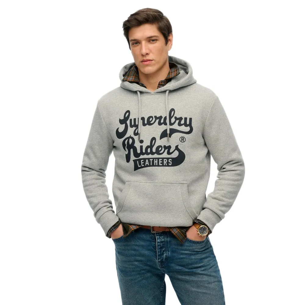 Худи Superdry Leathers, серый
Худи Superdry Leathers, серый