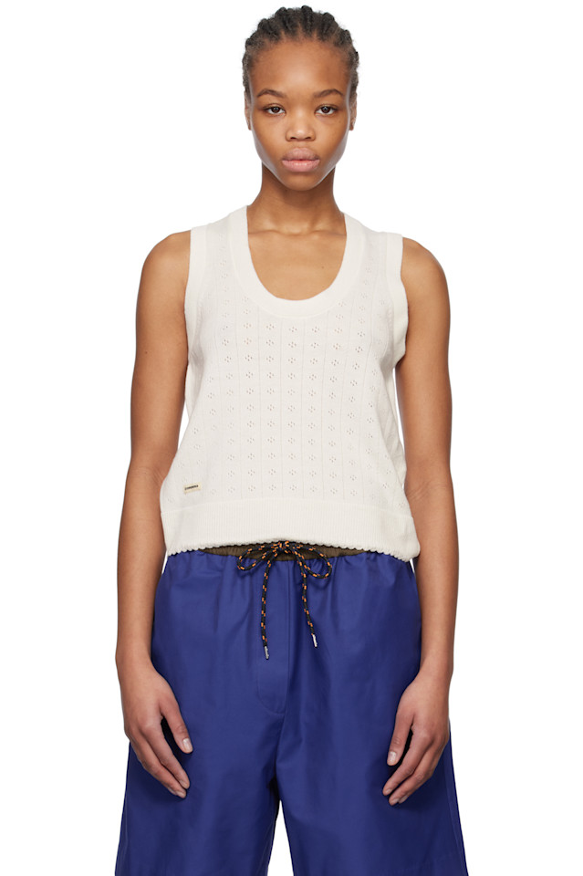 Топ с ажурной вязкой Pointelle Cordera, цвет garza
Топ с ажурной вязкой Pointelle Cordera, цвет garza