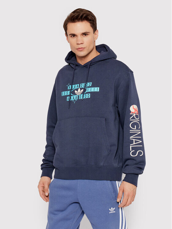 Толстовка обычного кроя Adidas, синий
Толстовка обычного кроя Adidas, синий