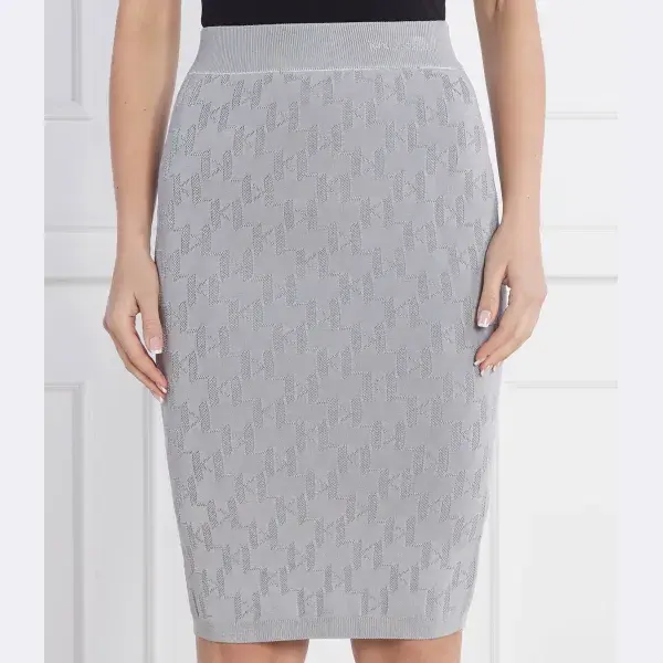 Жаккардовая юбка с монограммой Karl Lagerfeld, серый
Жаккардовая юбка с монограммой Karl Lagerfeld, серый