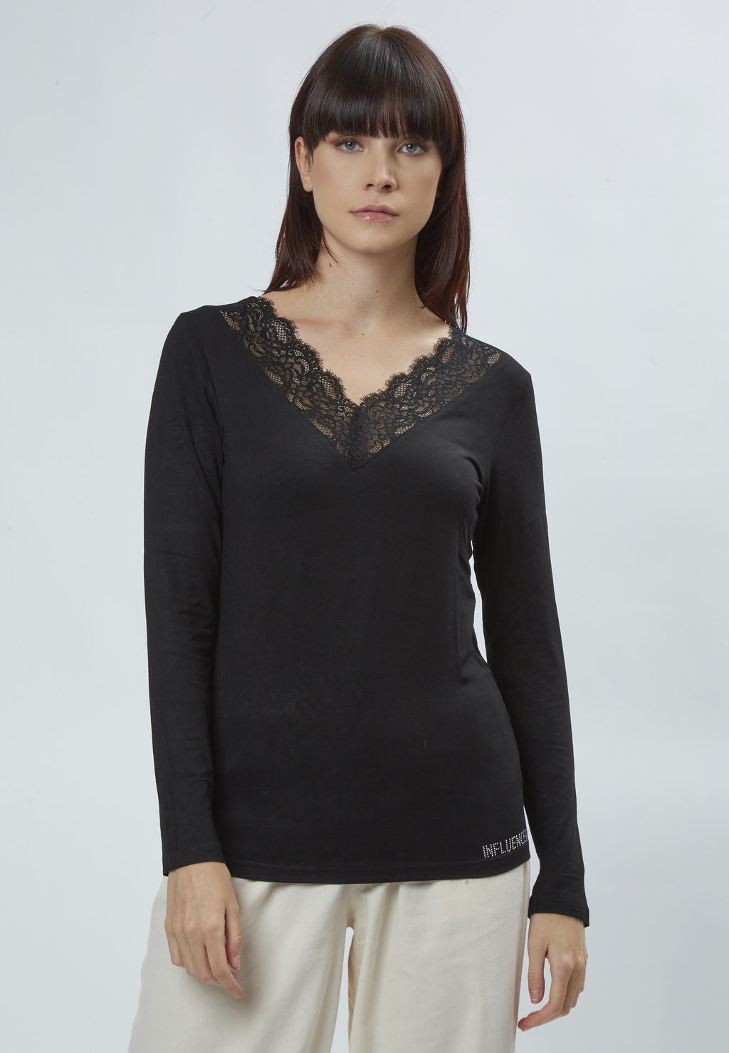 Топ с длинными рукавами INFLUENCER T-SHIRT LACE T-SHIRT INFLUENCER, черный
Топ с длинными рукавами INFLUENCER T-SHIRT LACE T-SHIRT INFLUENCER, черный