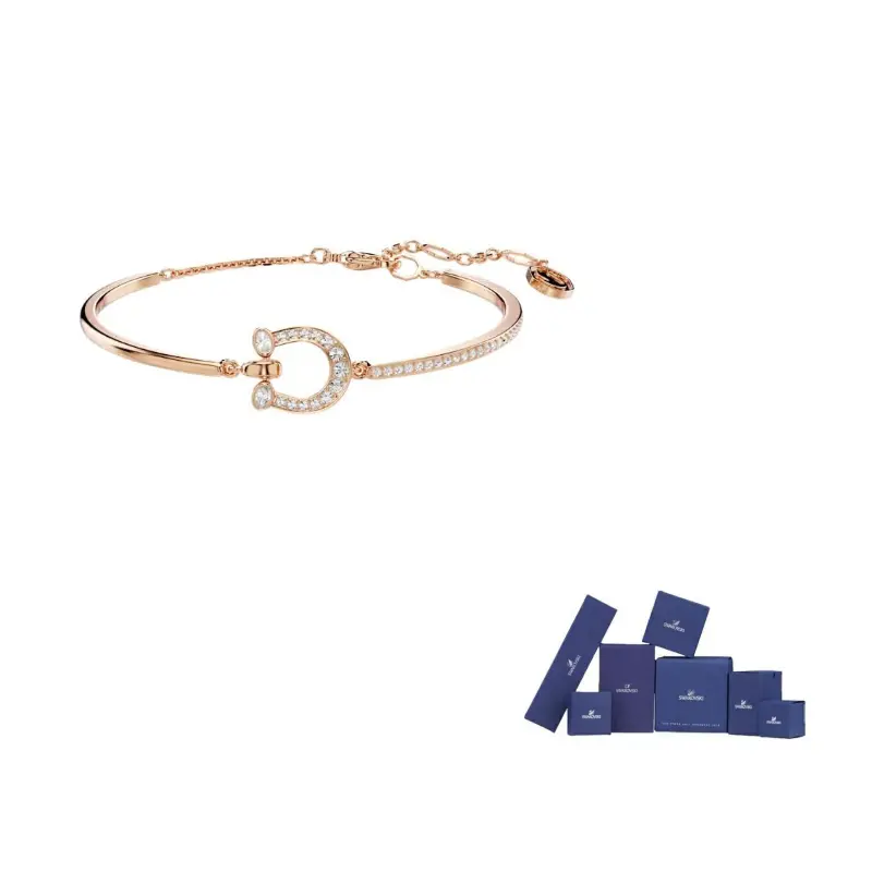 Swarovski Браслет Symbolica с синтетическим кубическим цирконием, унисекс, розовое золото/белый
Swarovski Браслет Symbolica с синтетическим кубическим цирконием, унисекс, розовое золото/белый