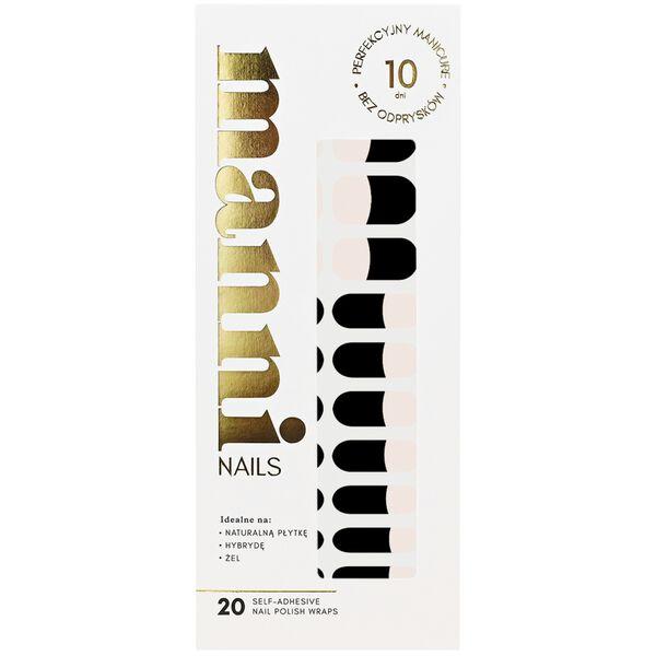 Самоклеящийся лак для ногтей midnight date, 20 шт./1 упаковка. Manni Nails
Самоклеящийся лак для ногтей midnight date, 20 шт./1 упаковка. Manni Nails