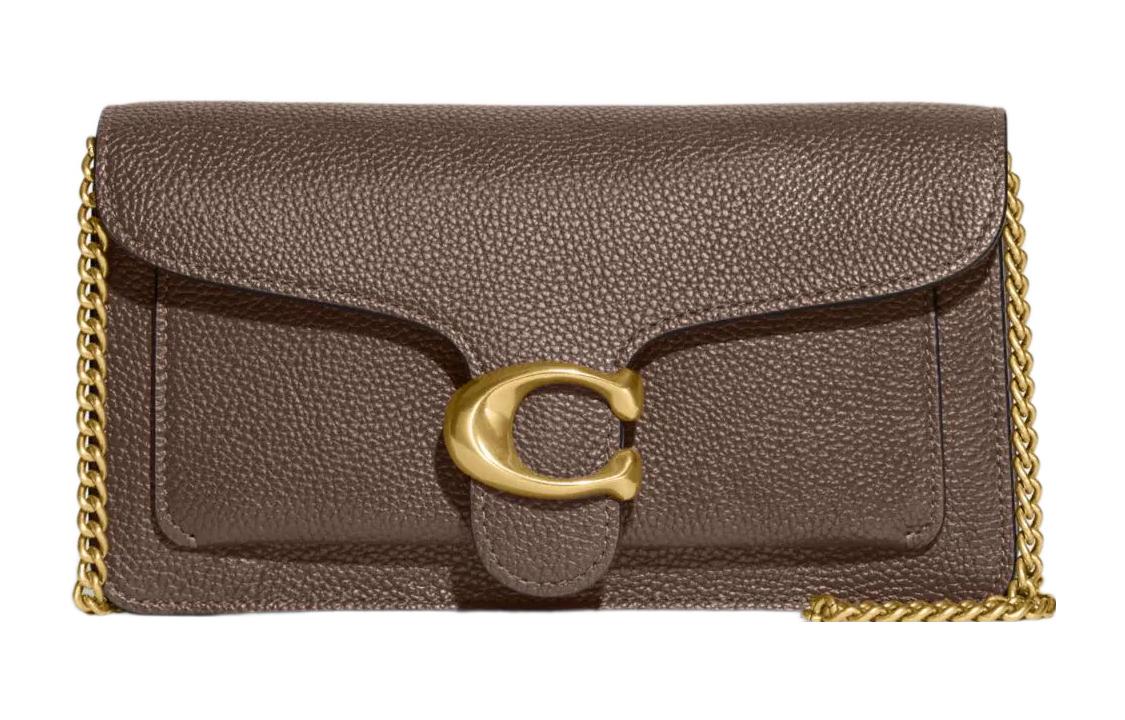 COACH Кожаная сумка через плечо клатч маленькая женская темно-коричневая
COACH Кожаная сумка через плечо клатч маленькая женская темно-коричневая