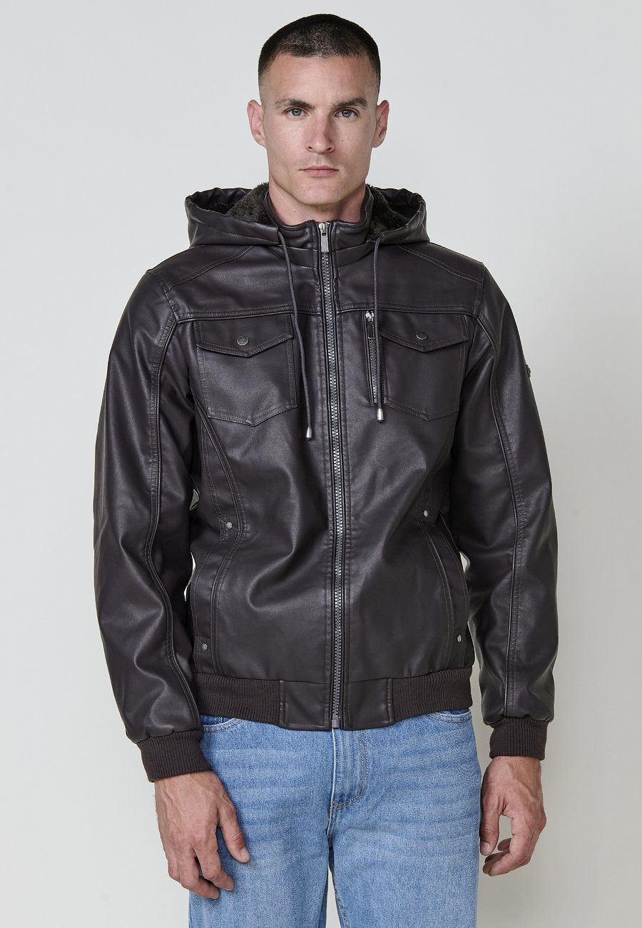 Куртка Koroshi Faux leather jacket, Marron Brown/Brown
Куртка Koroshi Faux leather jacket, Marron Brown/Brown