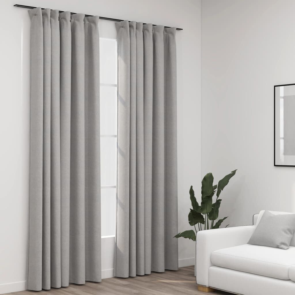 Шторы блэкаут на крючках под лен 2 шт. синие 140х175 см DKD HOME DECOR, серый
Шторы блэкаут на крючках под лен 2 шт. синие 140х175 см DKD HOME DECOR, серый