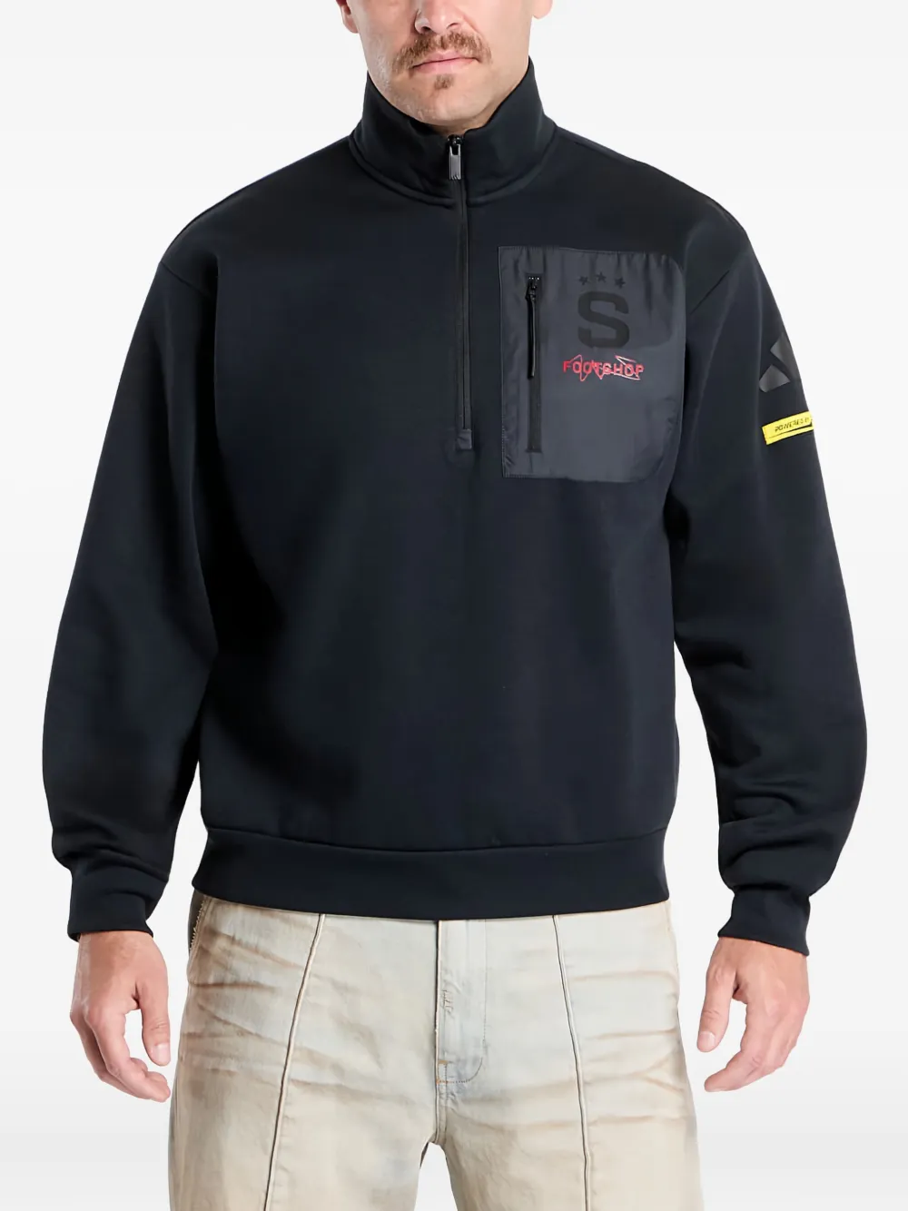 Свитшот с логотипом X Footshop x Sparta Adidas, черный
Свитшот с логотипом X Footshop x Sparta Adidas, черный