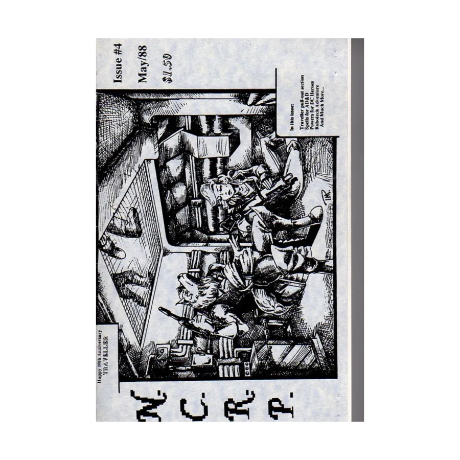 Журнал #4 "Traveller 10th Anniversary Issue, New Spells and Classes for D&D, Powers for DC Heroes", Northcoast Roleplaying Magazine
Журнал #4 "Traveller 10th Anniversary Issue, New Spells and Classes for D&D, Powers for DC Heroes", Northcoast Roleplaying Magazine