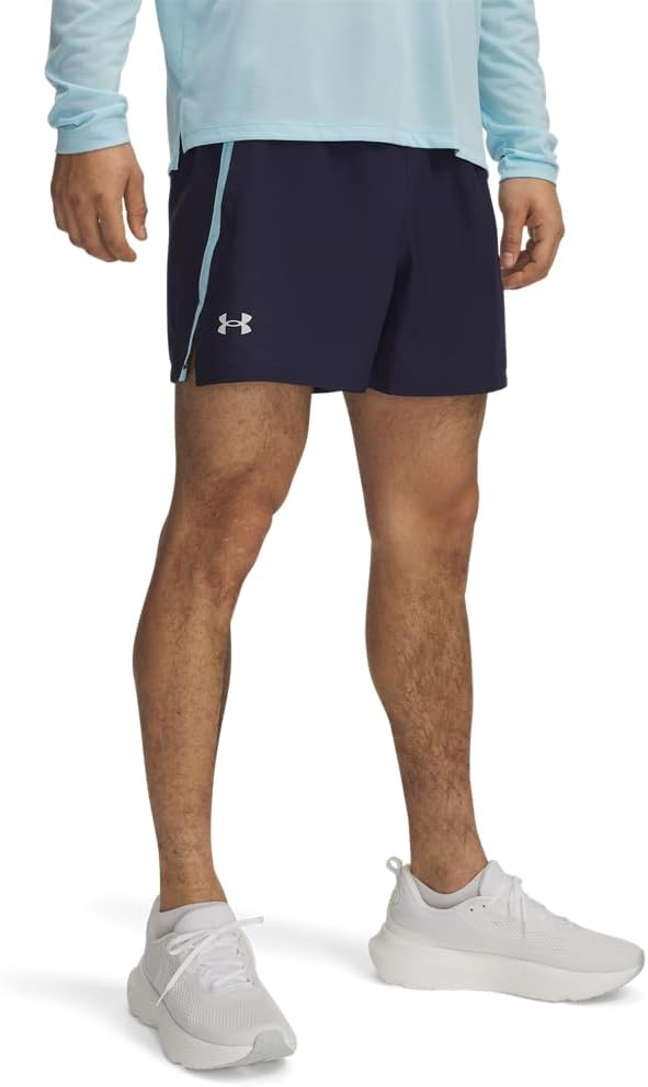 Under Armour мужские шорты Launch Run 5 Inch Unlined, (411) Midnight Navy/Stream/Reflective
Under Armour мужские шорты Launch Run 5 Inch Unlined, (411) Midnight Navy/Stream/Reflective