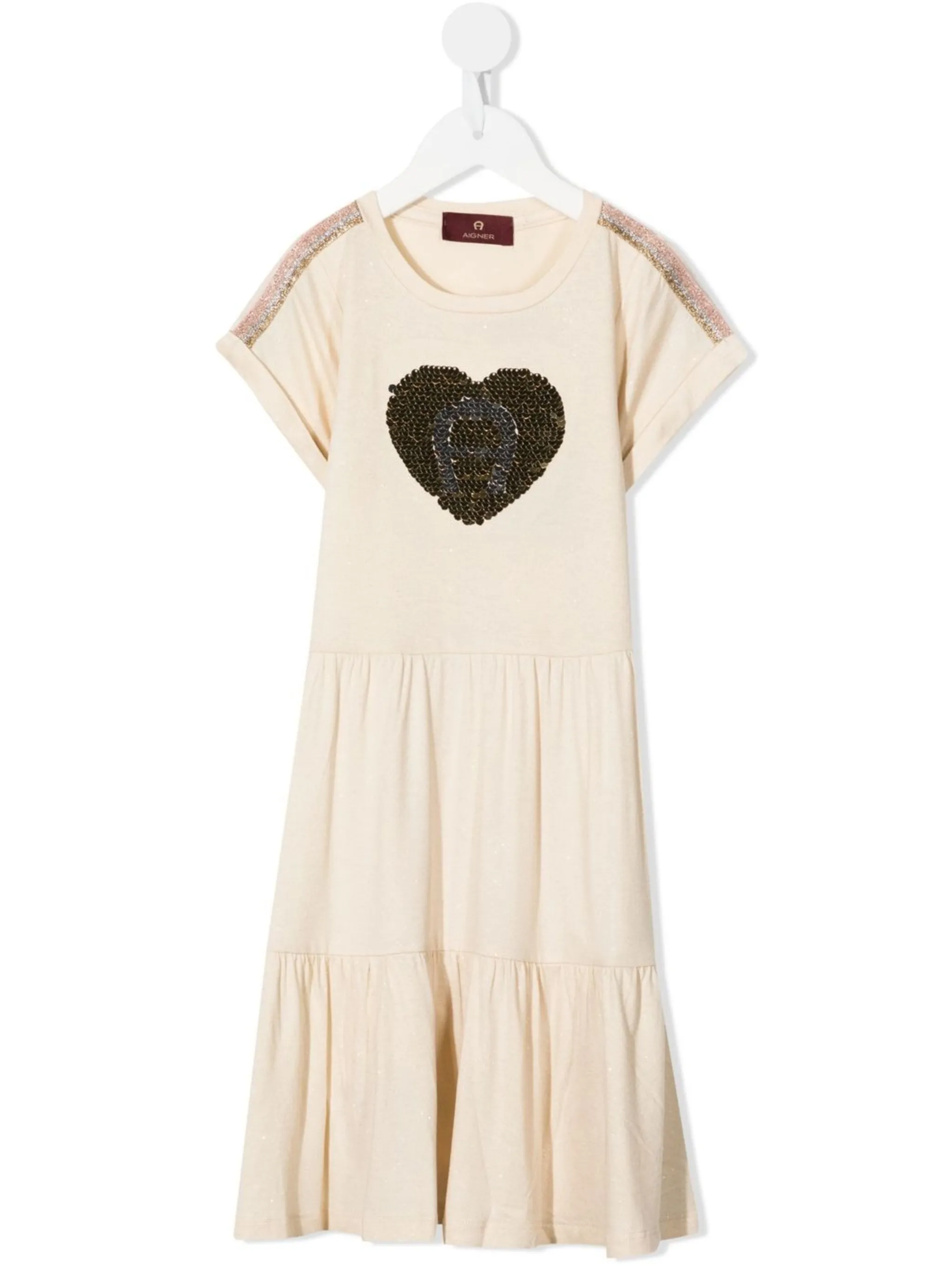 Платье макси с логотипом из пайеток Aigner Kids, золотистый
Платье макси с логотипом из пайеток Aigner Kids, золотистый