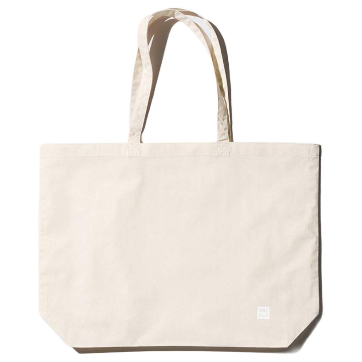 UNIQLO Хлопковая сумка через плечо большая унисекс слоновая кость, Ivory
UNIQLO Хлопковая сумка через плечо большая унисекс слоновая кость, Ivory