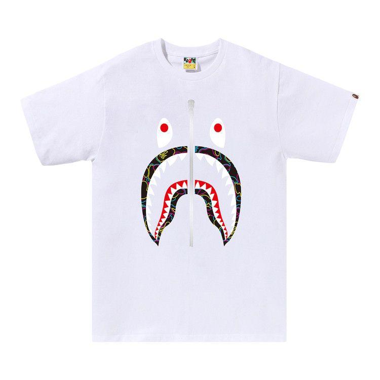 Футболка BAPE Neon Camo Shark Tee, White
Футболка BAPE Neon Camo Shark Tee, White